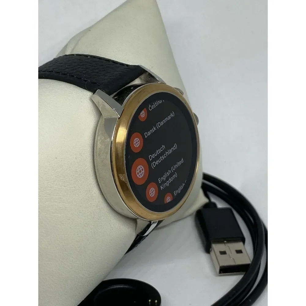 Fossil Gen 4 Authentic Digital Dial Smart Watch Custom Band FTW6016 DC512
